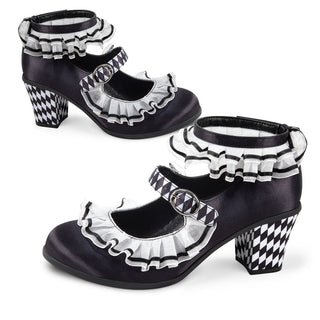 Chocolaticas® Mid Heels Arlequin Women's Mary Jane Pump